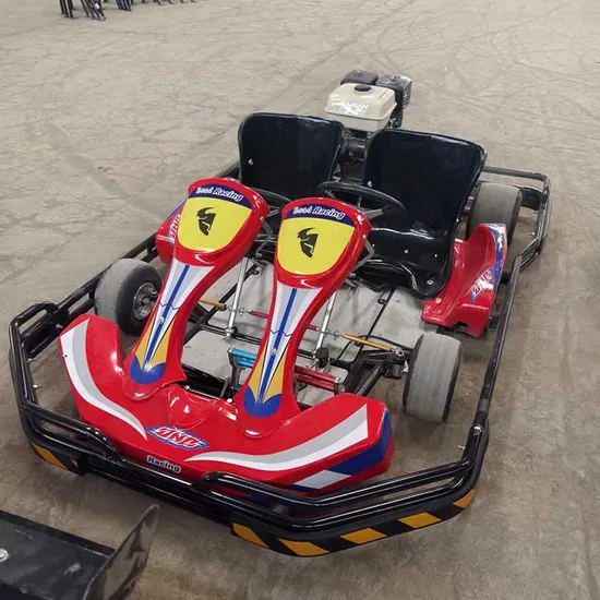 Karts à pédales à essence à deux places pour loisirs en plein air