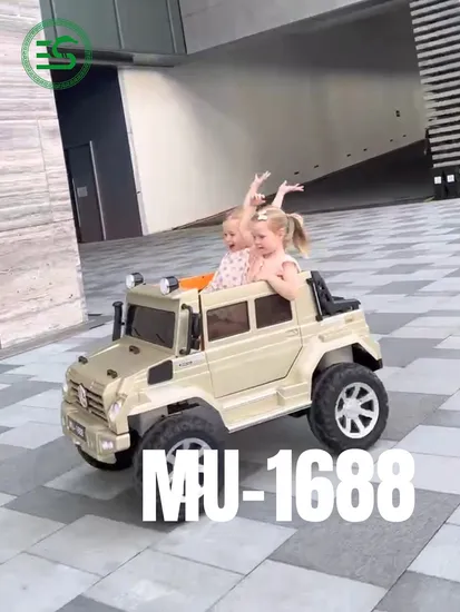 Voiture électrique pour enfants, voiture à enfourcher avec télécommande, lecteur de musique auxiliaire/USB, lumières LED, certifiée CE CPC GSO